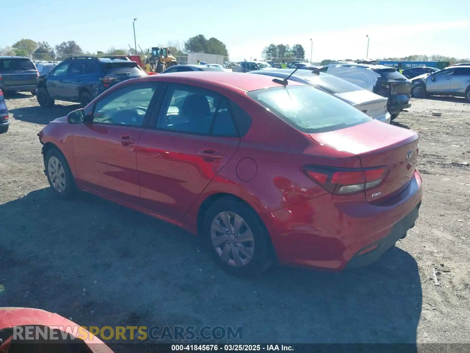 3 Photograph of a damaged car 3KPA24ADXLE312636 KIA RIO 2020