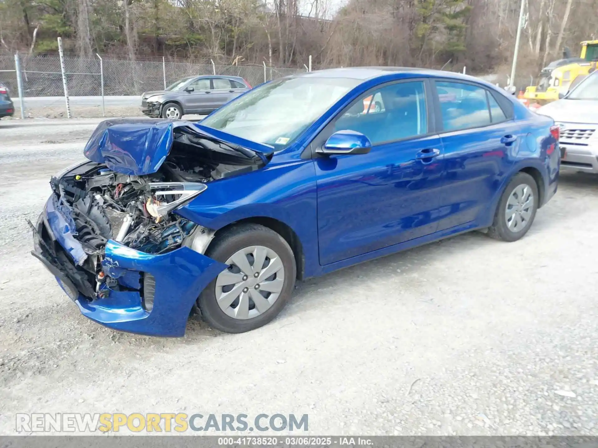2 Photograph of a damaged car 3KPA24ADXLE336340 KIA RIO 2020