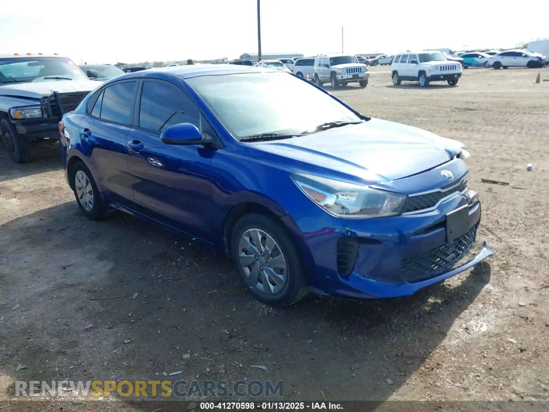 1 Photograph of a damaged car 3KPA24ADXLE344809 KIA RIO 2020