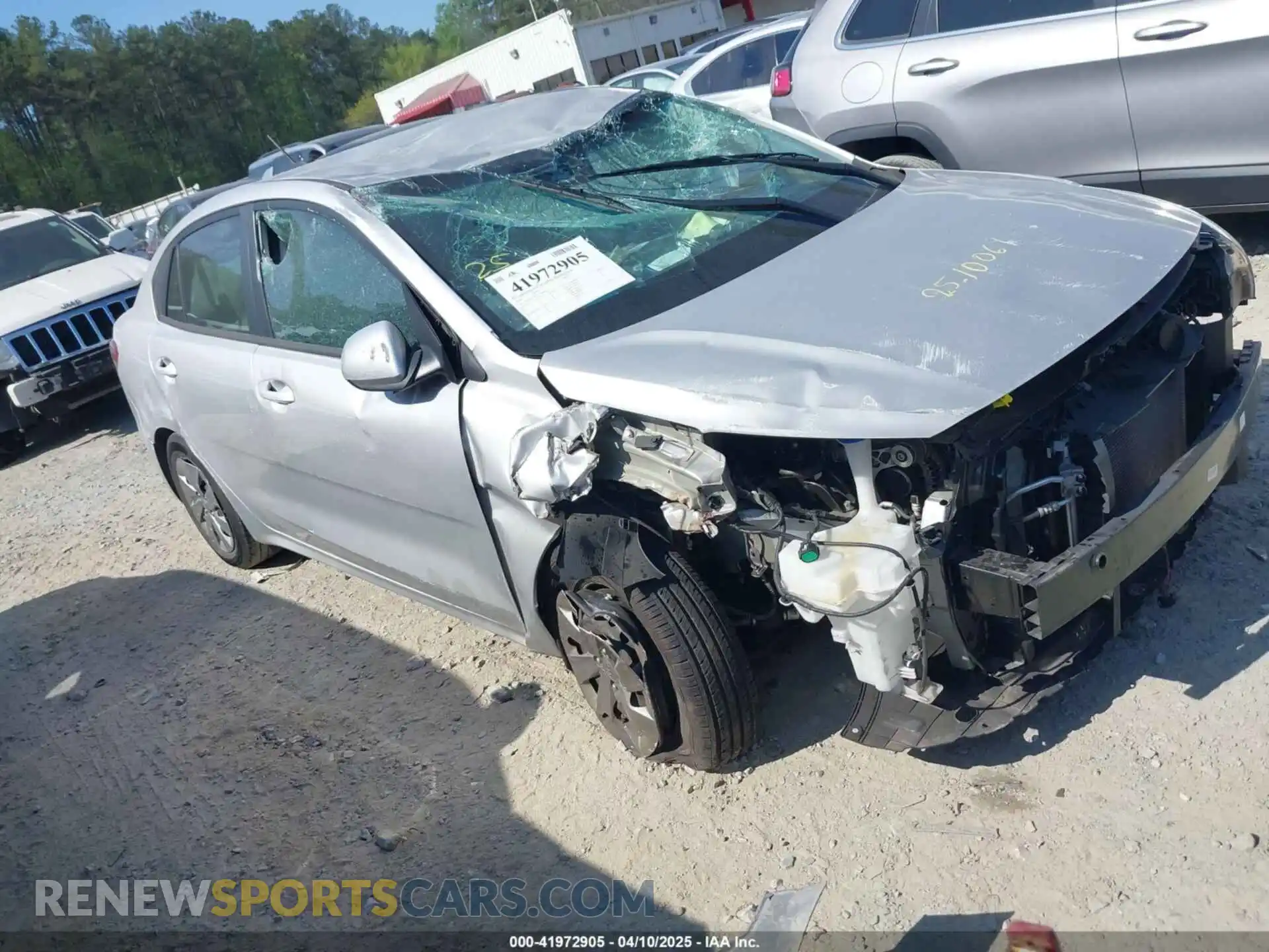 1 Photograph of a damaged car 3KPA24ADXLE346026 KIA RIO 2020