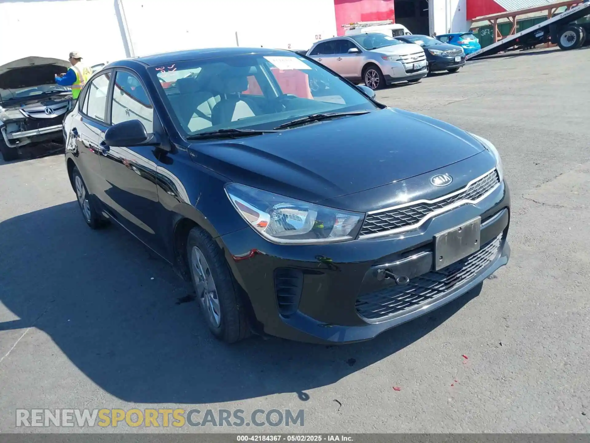 1 Photograph of a damaged car 3KPA24ADXLE359245 KIA RIO 2020