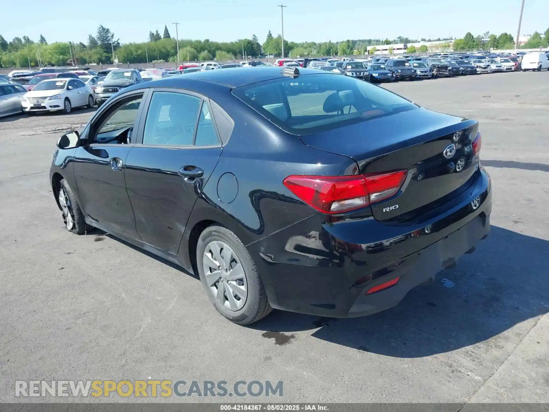 3 Photograph of a damaged car 3KPA24ADXLE359245 KIA RIO 2020