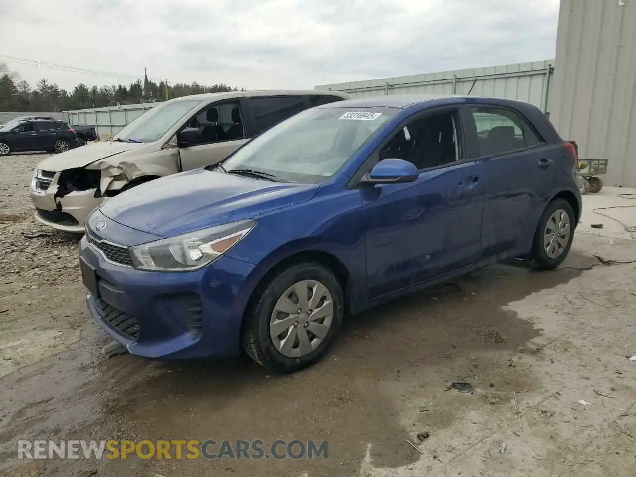 1 Photograph of a damaged car 3KPA25AD9LE341504 KIA RIO 2020