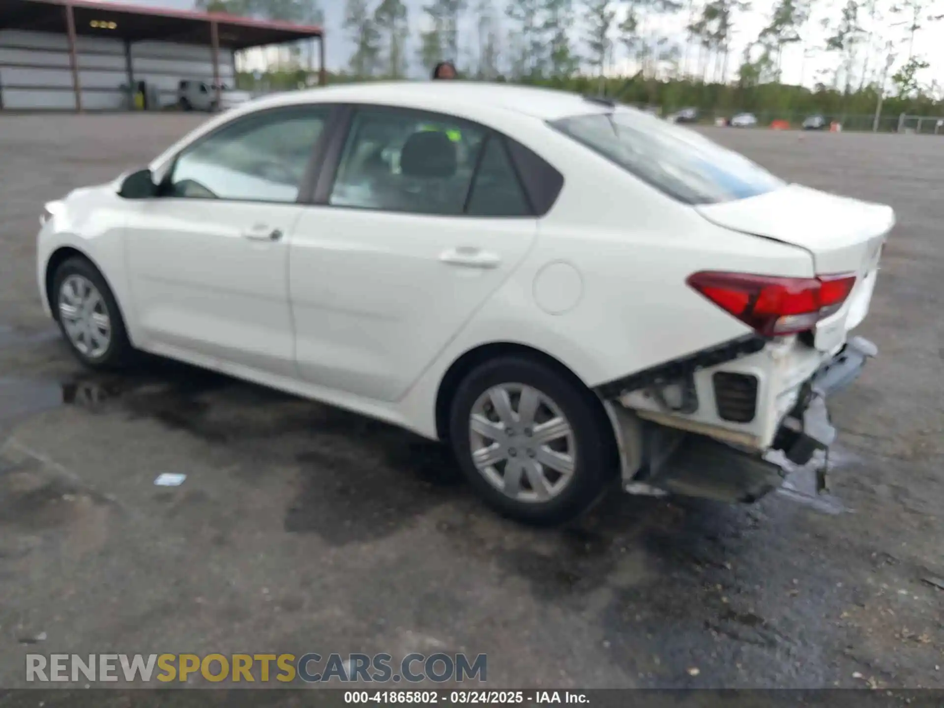 3 fotografías del automóvil dañado 3KPA24AD0ME395186 KIA RIO 2021