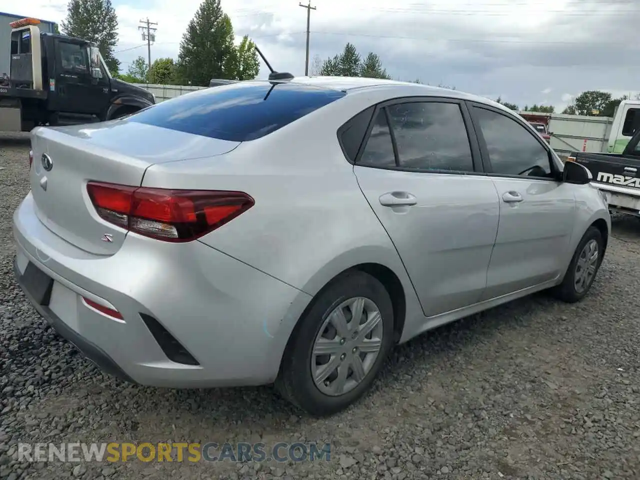 3 Photograph of a damaged car 3KPA24AD0ME403660 KIA RIO 2021