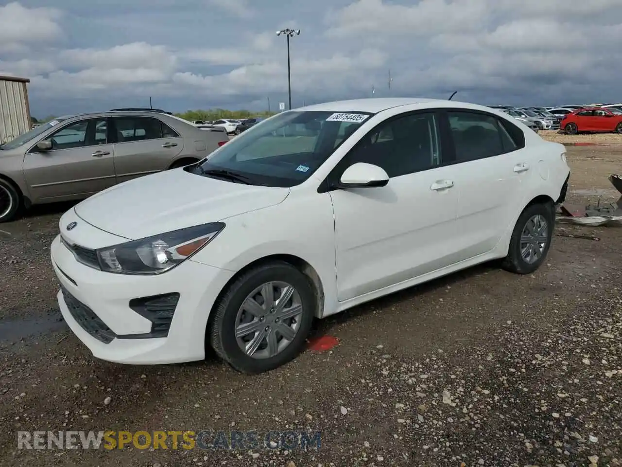 1 Photograph of a damaged car 3KPA24AD1ME369454 KIA RIO 2021