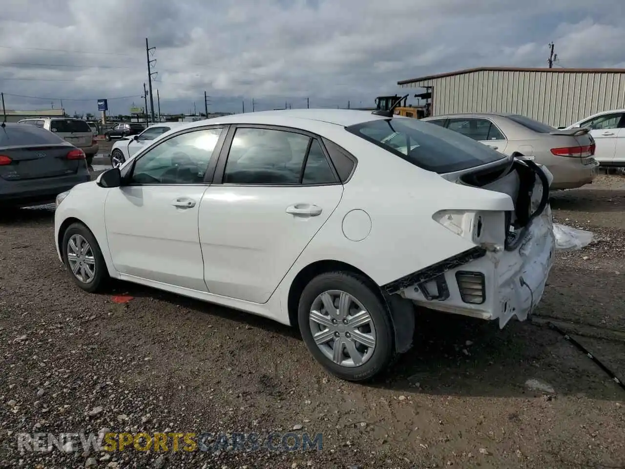 2 Photograph of a damaged car 3KPA24AD1ME369454 KIA RIO 2021