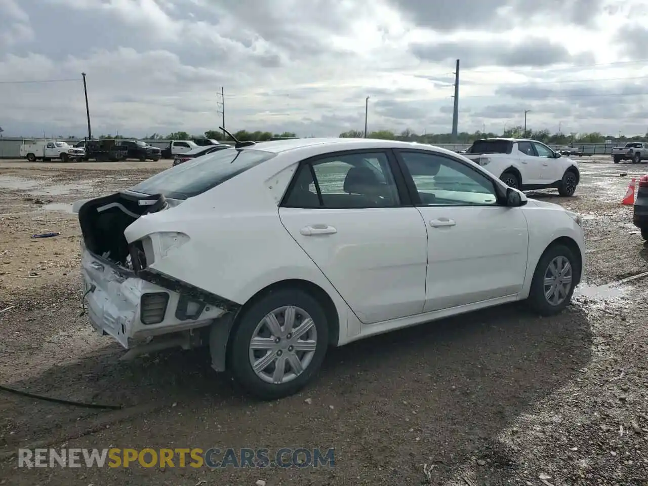 3 Photograph of a damaged car 3KPA24AD1ME369454 KIA RIO 2021