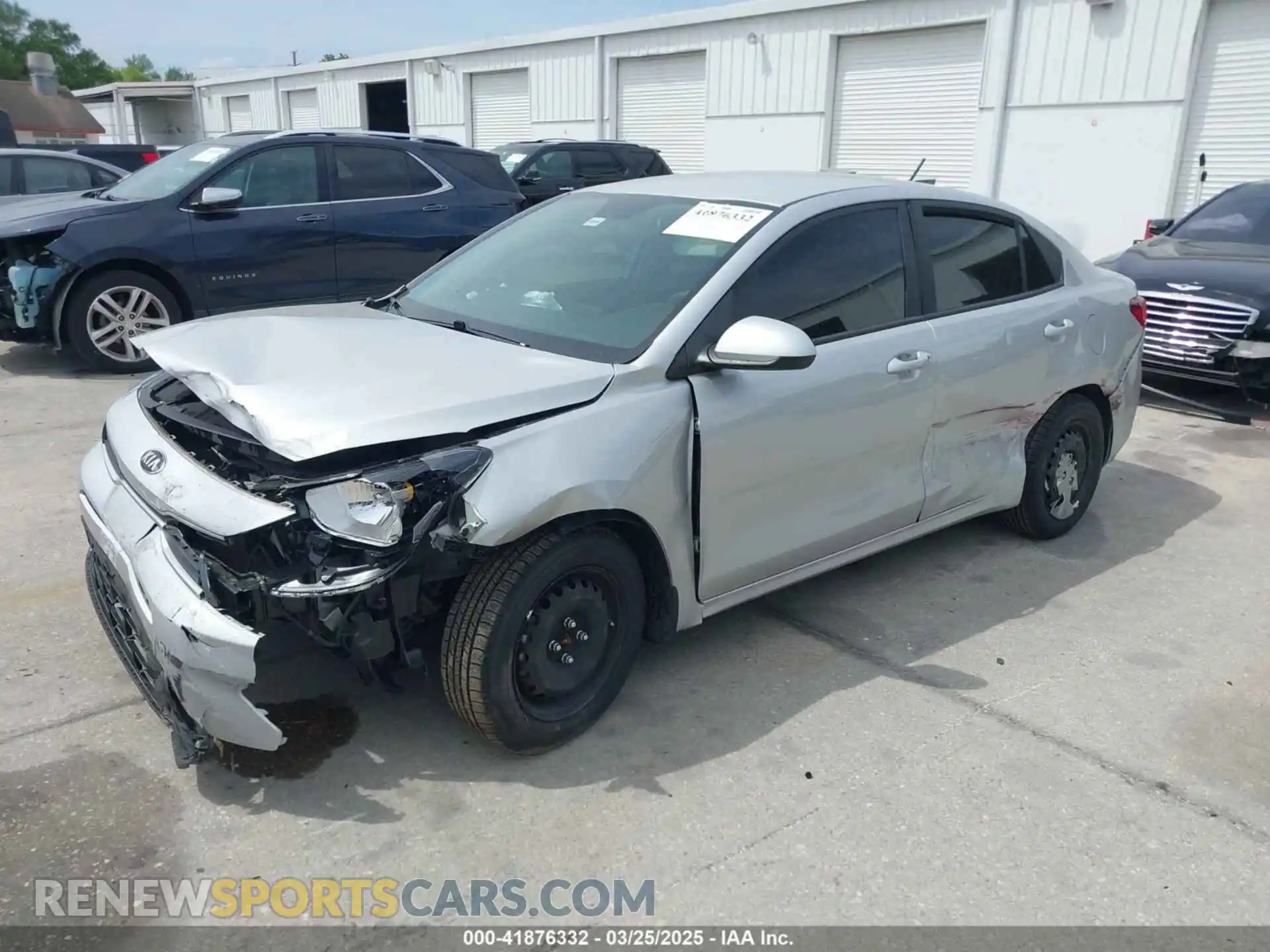 2 Photograph of a damaged car 3KPA24AD1ME372886 KIA RIO 2021