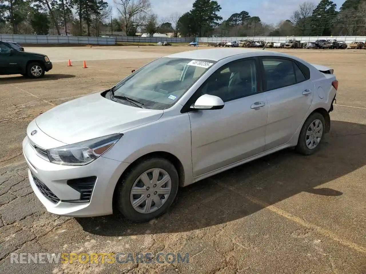 1 Photograph of a damaged car 3KPA24AD1ME428163 KIA RIO 2021