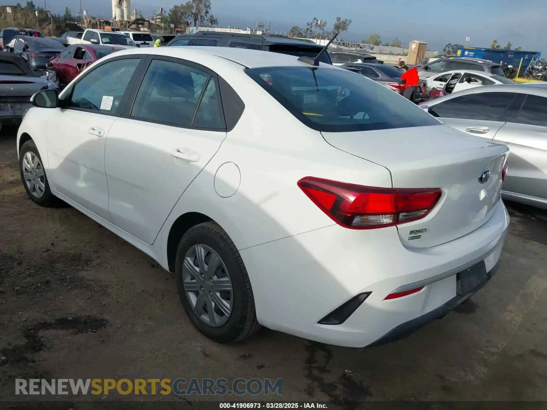 3 Photograph of a damaged car 3KPA24AD2ME367504 KIA RIO 2021
