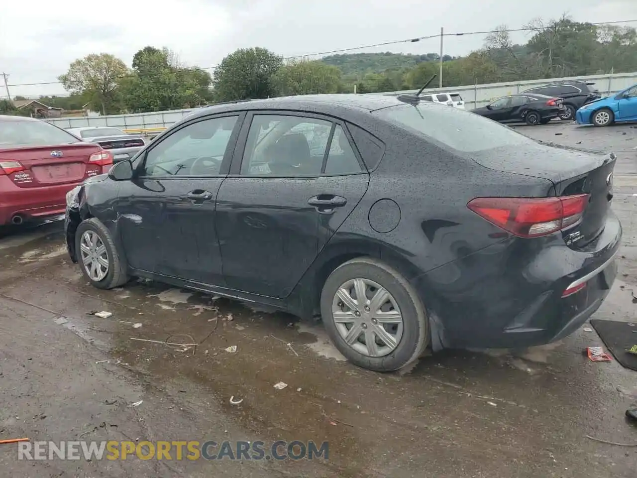 2 Photograph of a damaged car 3KPA24AD2ME378406 KIA RIO 2021