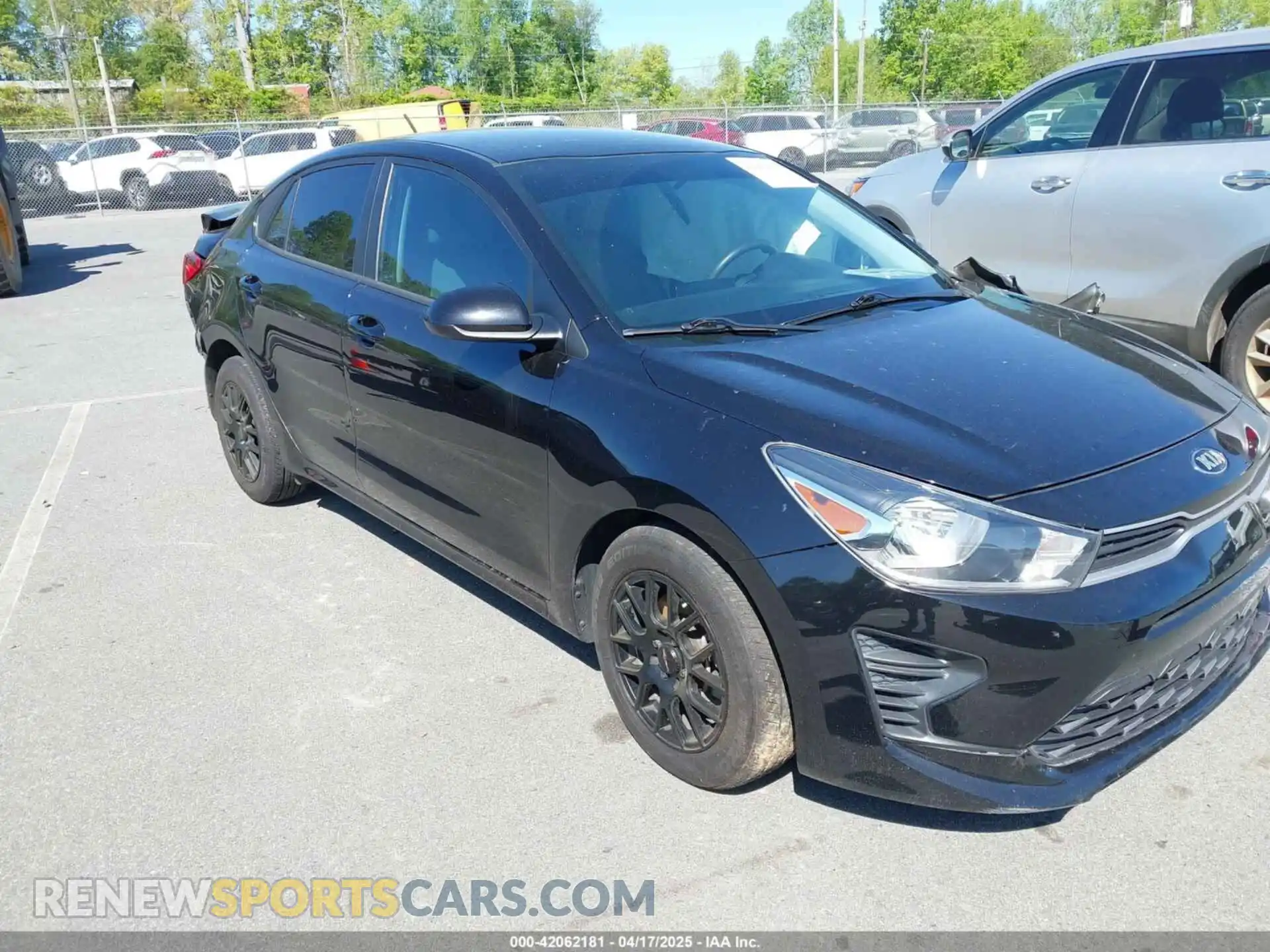 1 Photograph of a damaged car 3KPA24AD2ME397666 KIA RIO 2021