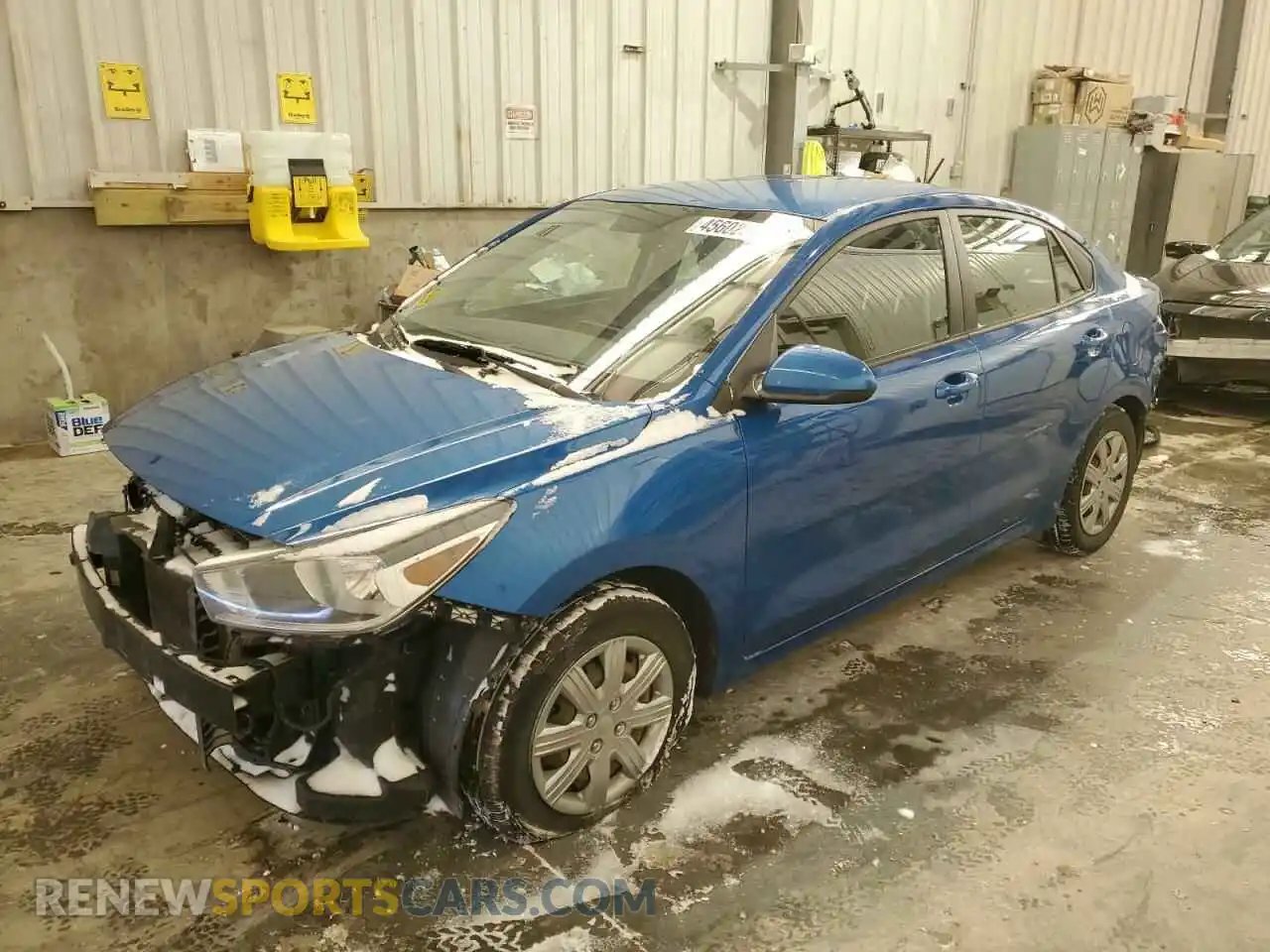 1 Photograph of a damaged car 3KPA24AD3ME367544 KIA RIO 2021