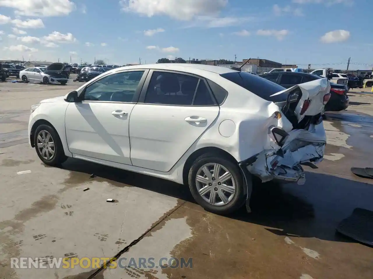 2 Photograph of a damaged car 3KPA24AD3ME378902 KIA RIO 2021