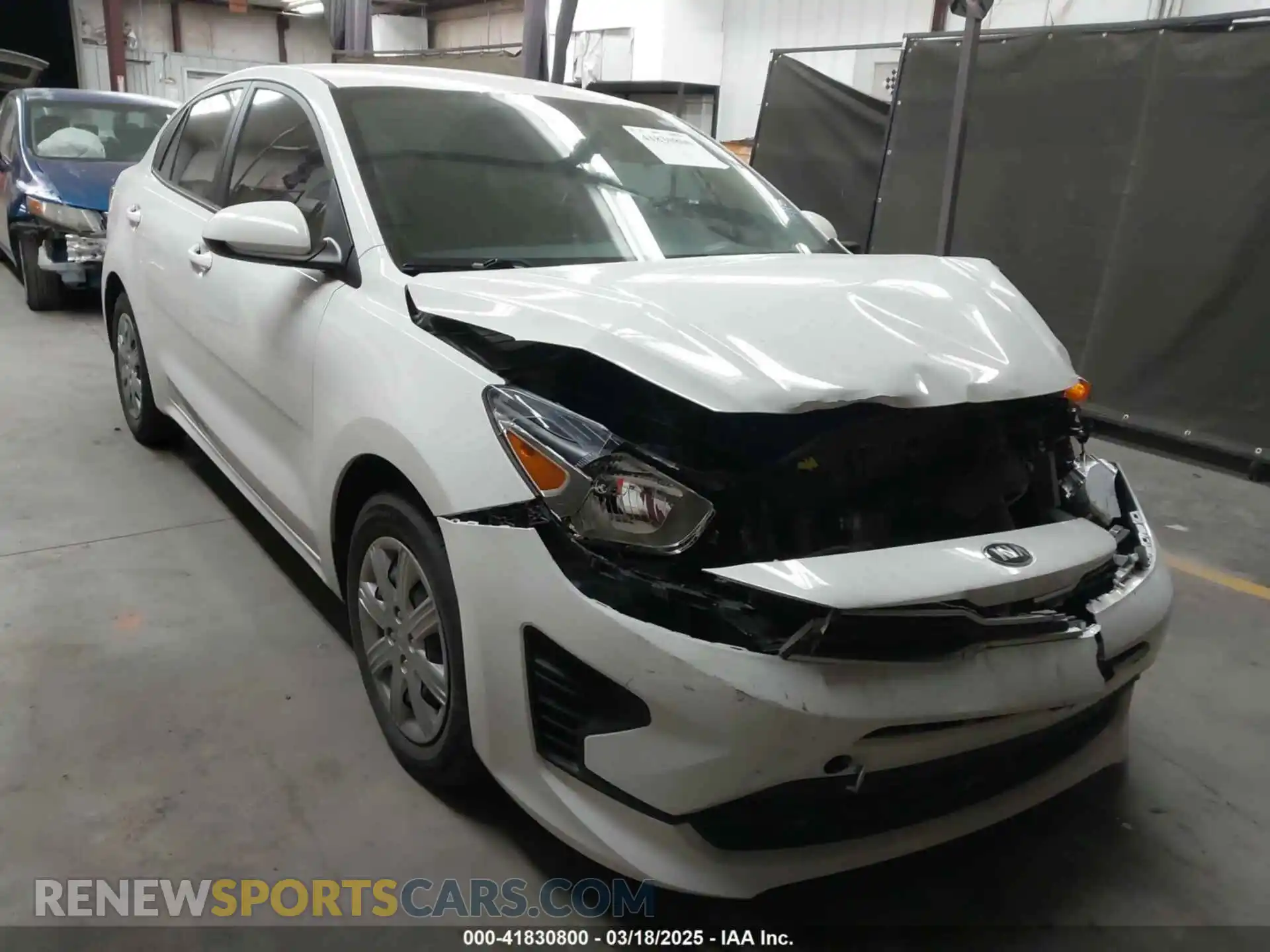1 Photograph of a damaged car 3KPA24AD3ME413311 KIA RIO 2021