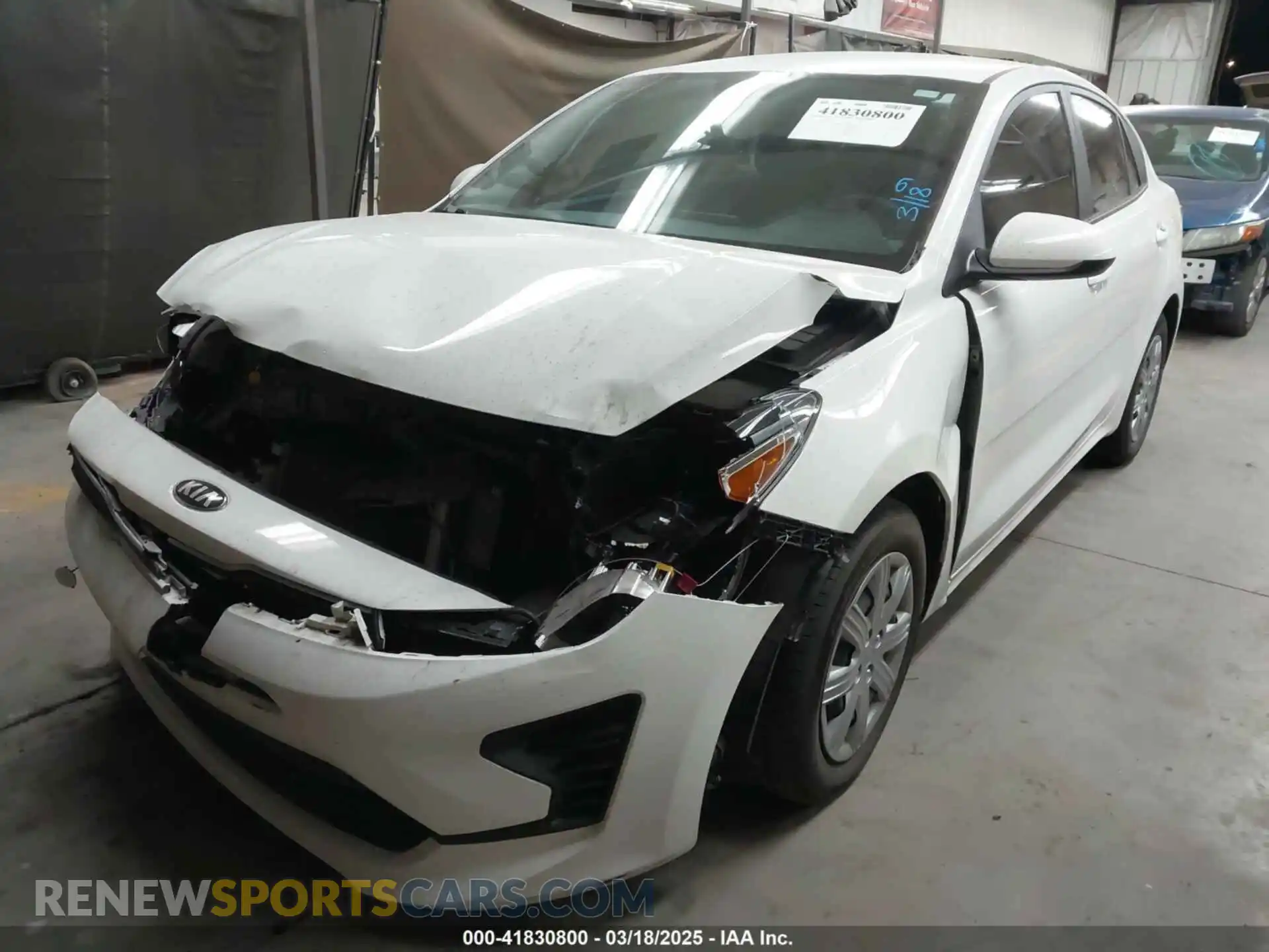 2 Photograph of a damaged car 3KPA24AD3ME413311 KIA RIO 2021