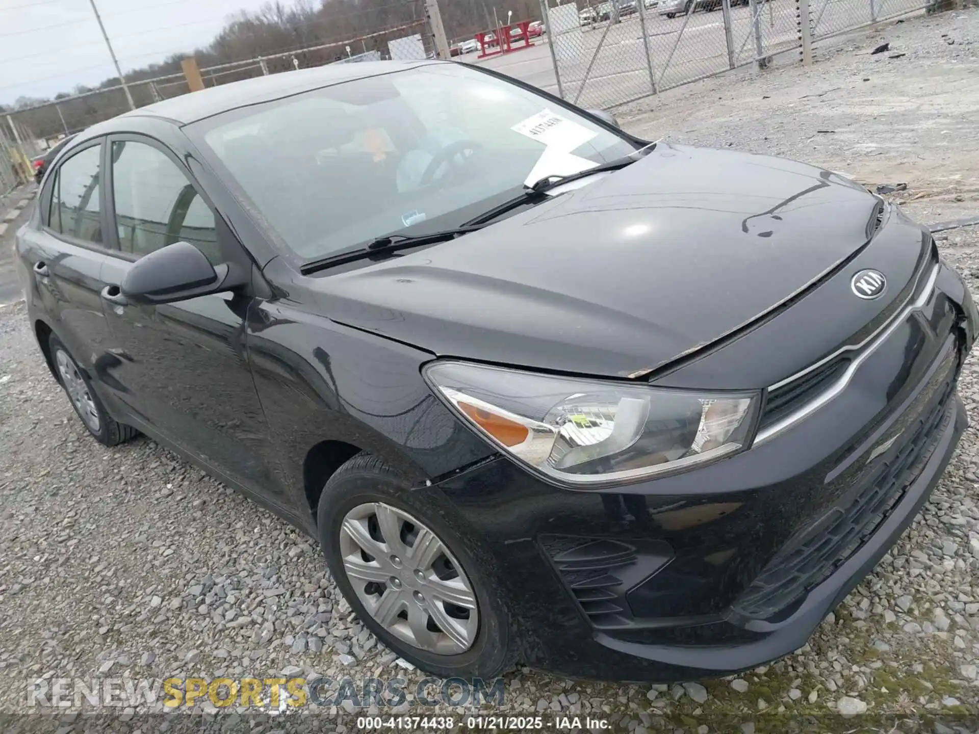 1 Photograph of a damaged car 3KPA24AD3ME417410 KIA RIO 2021