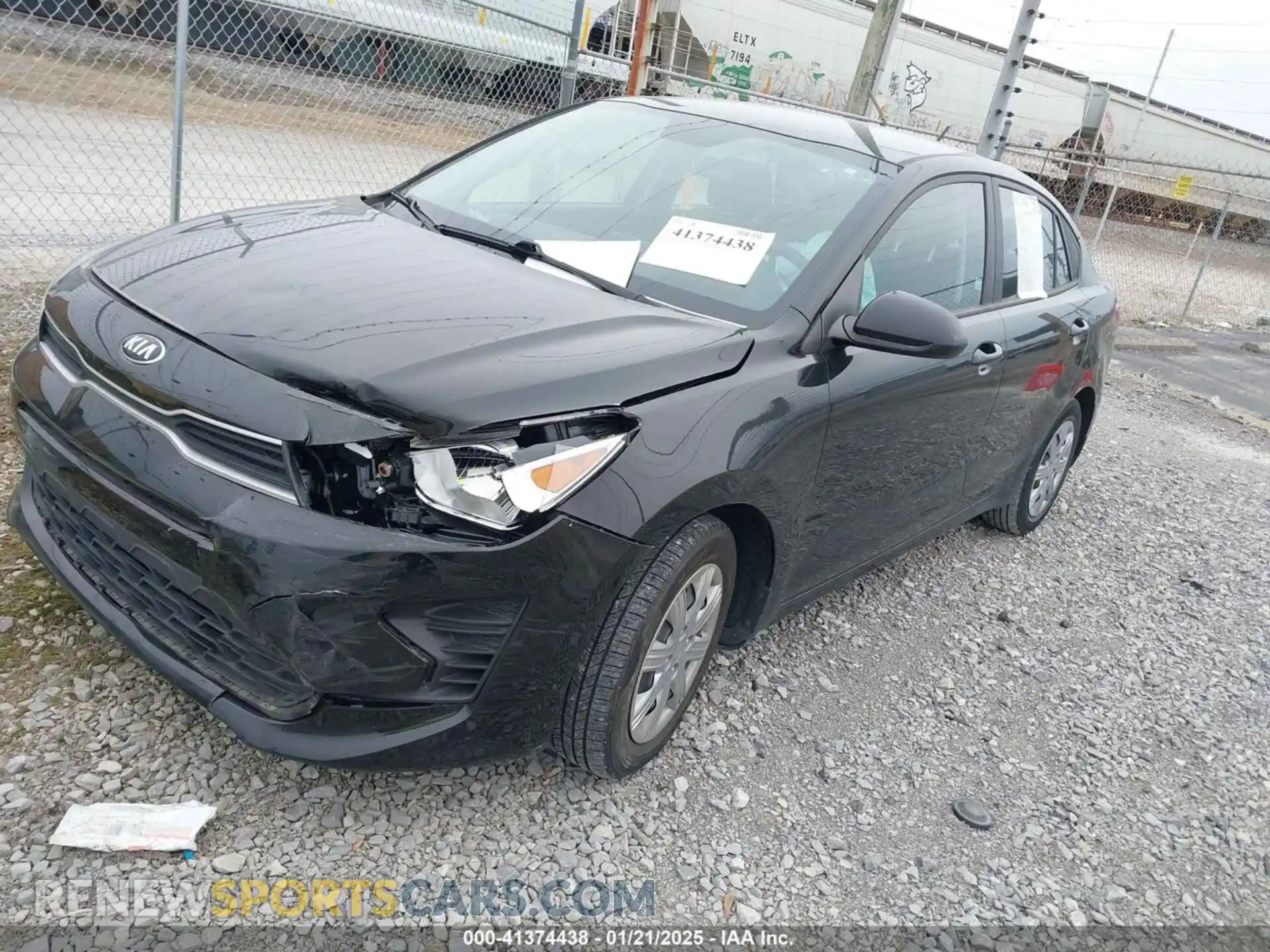 2 Photograph of a damaged car 3KPA24AD3ME417410 KIA RIO 2021