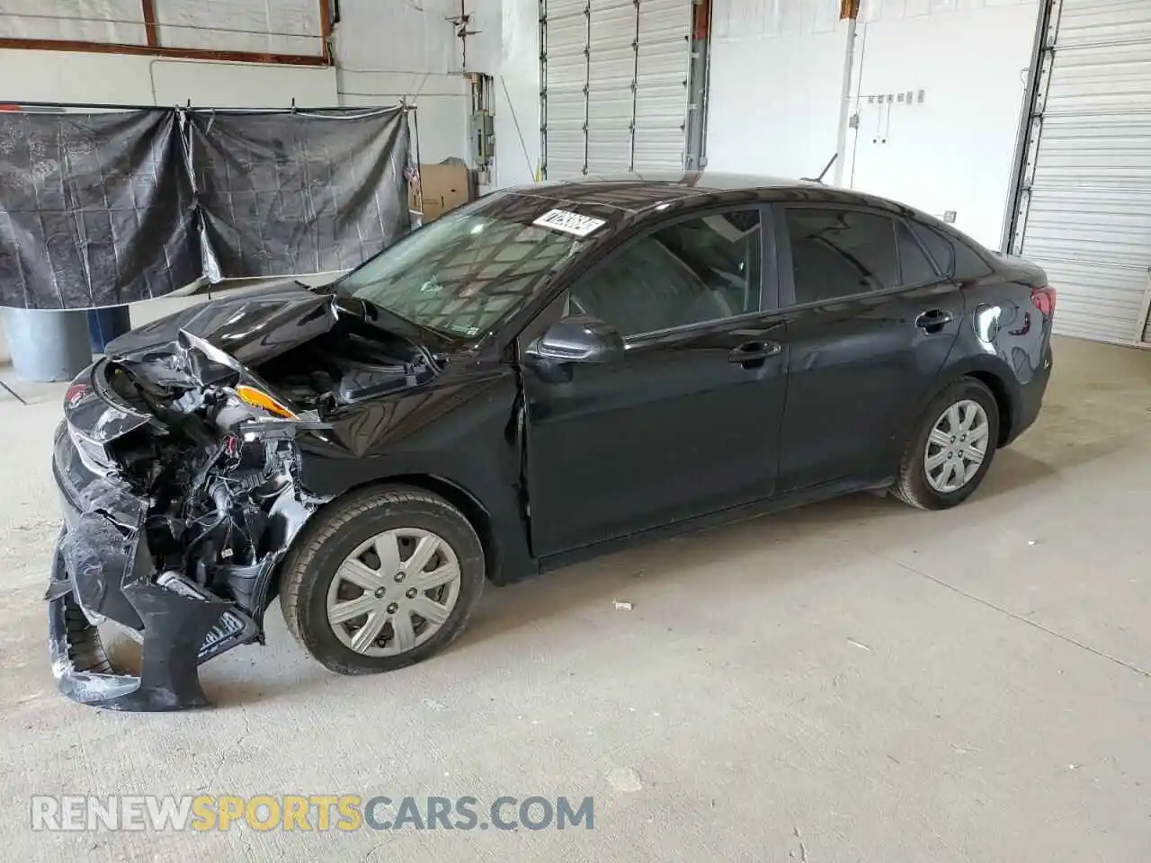 1 Photograph of a damaged car 3KPA24AD4ME383252 KIA RIO 2021