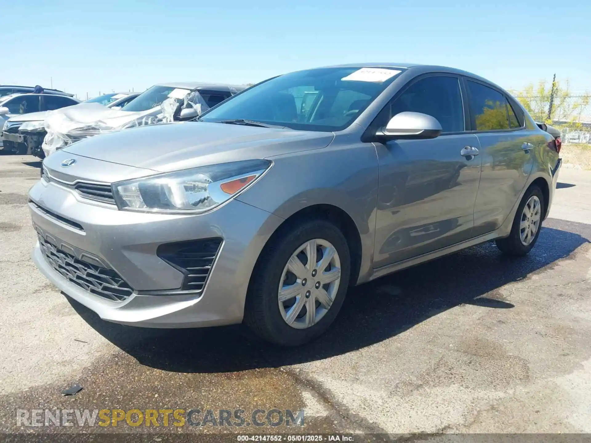 2 Photograph of a damaged car 3KPA24AD4ME391173 KIA RIO 2021