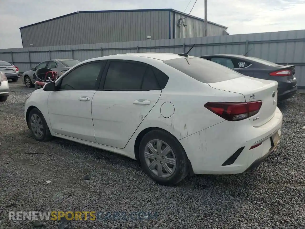 2 Photograph of a damaged car 3KPA24AD4ME392890 KIA RIO 2021