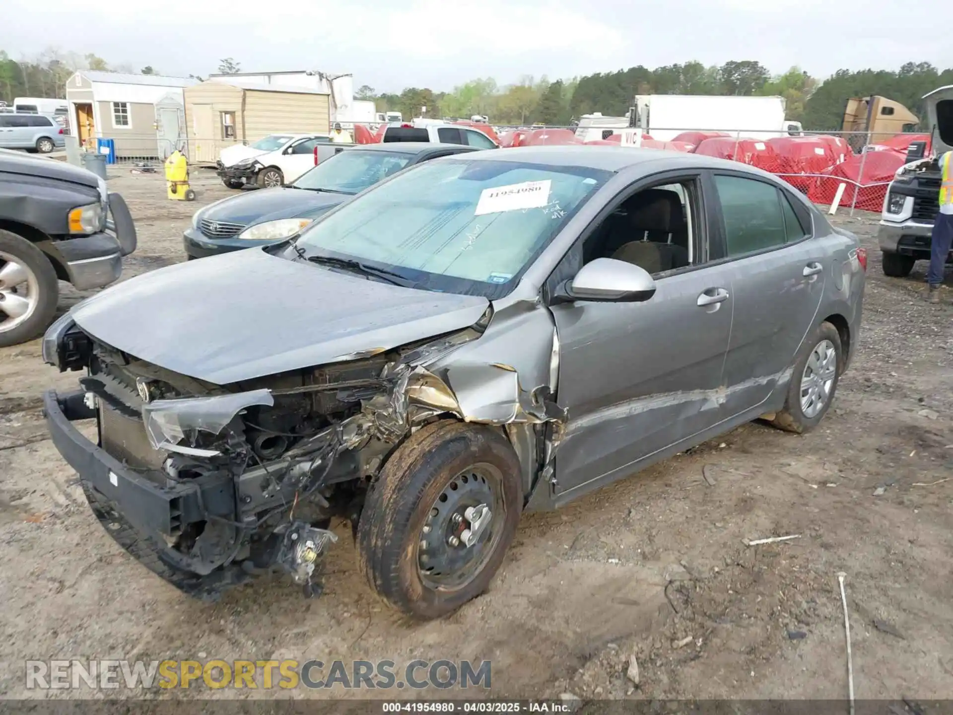 2 Photograph of a damaged car 3KPA24AD4ME401166 KIA RIO 2021
