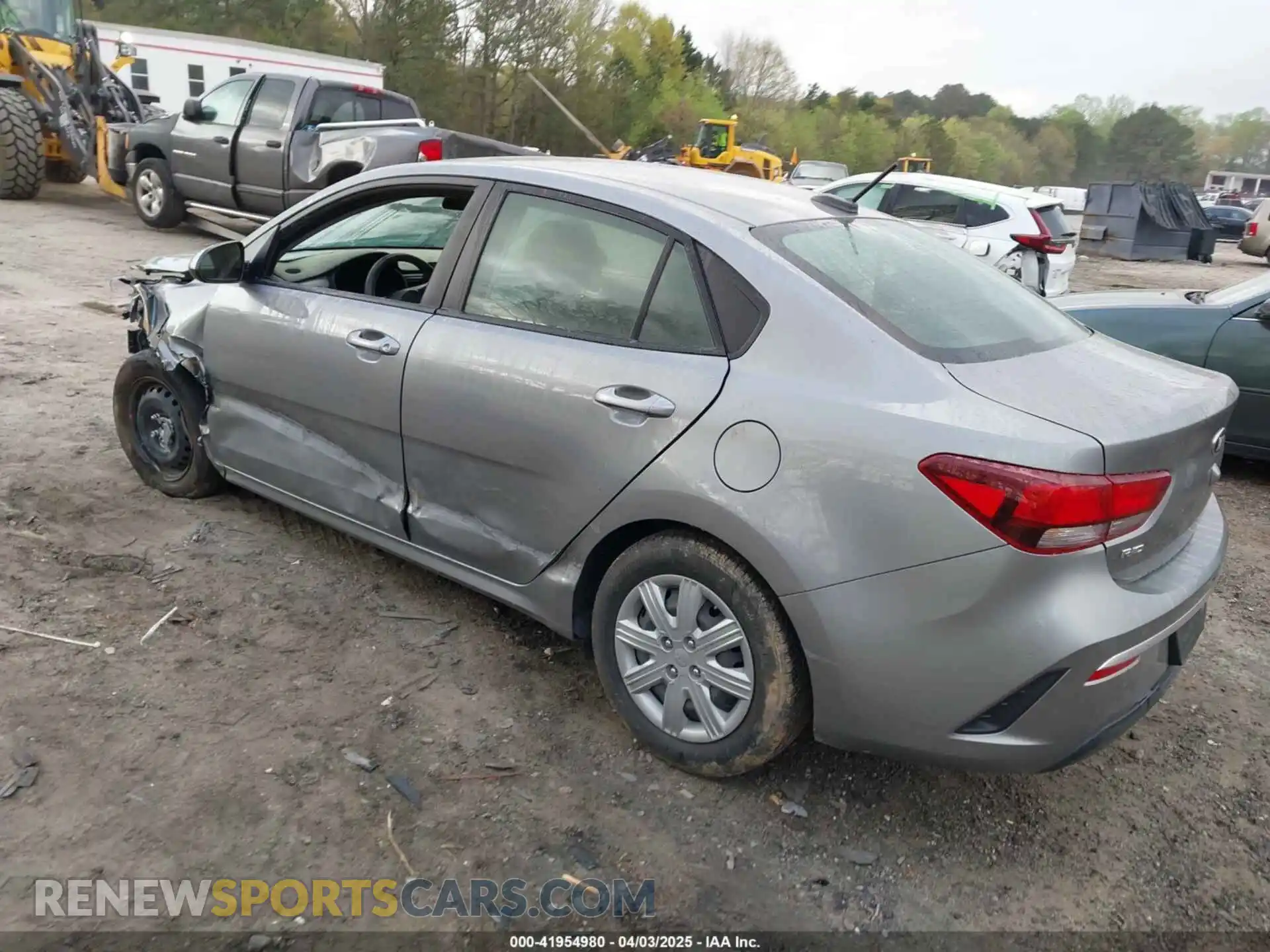 3 Photograph of a damaged car 3KPA24AD4ME401166 KIA RIO 2021