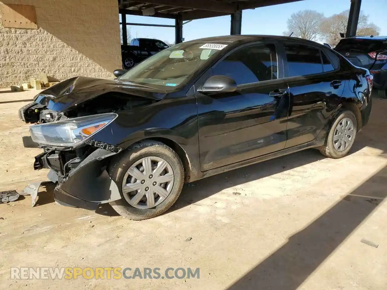 1 Photograph of a damaged car 3KPA24AD5ME417408 KIA RIO 2021