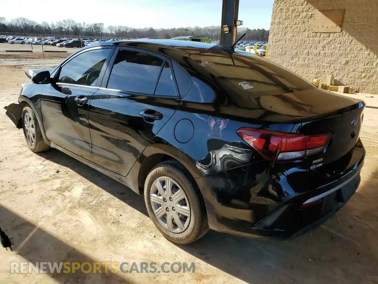 2 Photograph of a damaged car 3KPA24AD5ME417408 KIA RIO 2021