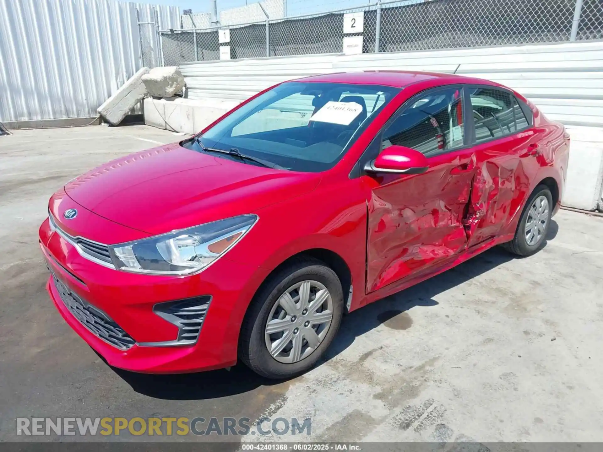 2 Photograph of a damaged car 3KPA24AD7ME370611 KIA RIO 2021