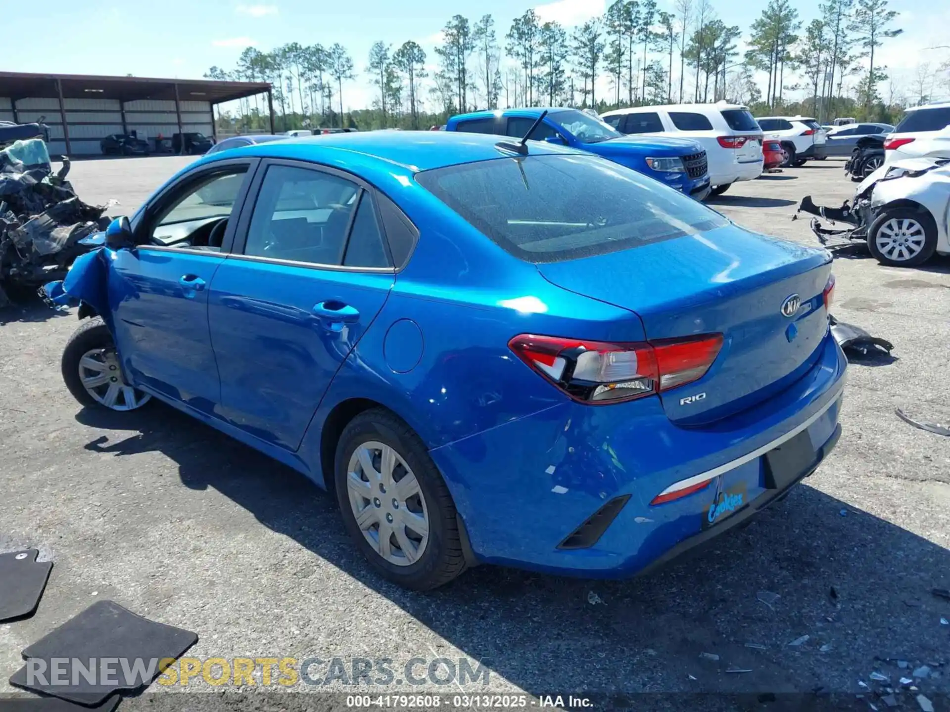 3 Photograph of a damaged car 3KPA24AD7ME430595 KIA RIO 2021