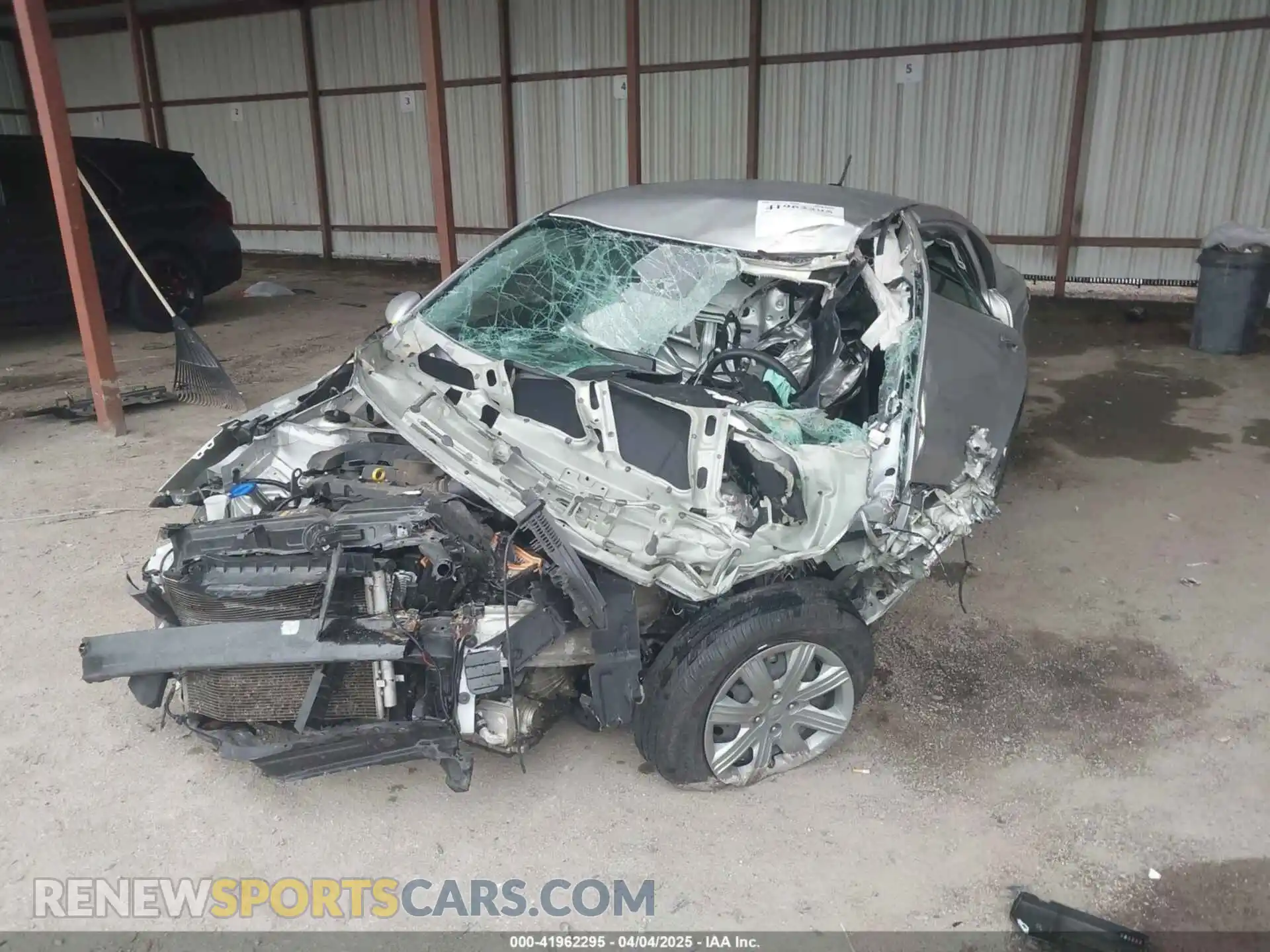 2 Photograph of a damaged car 3KPA24AD8ME369810 KIA RIO 2021