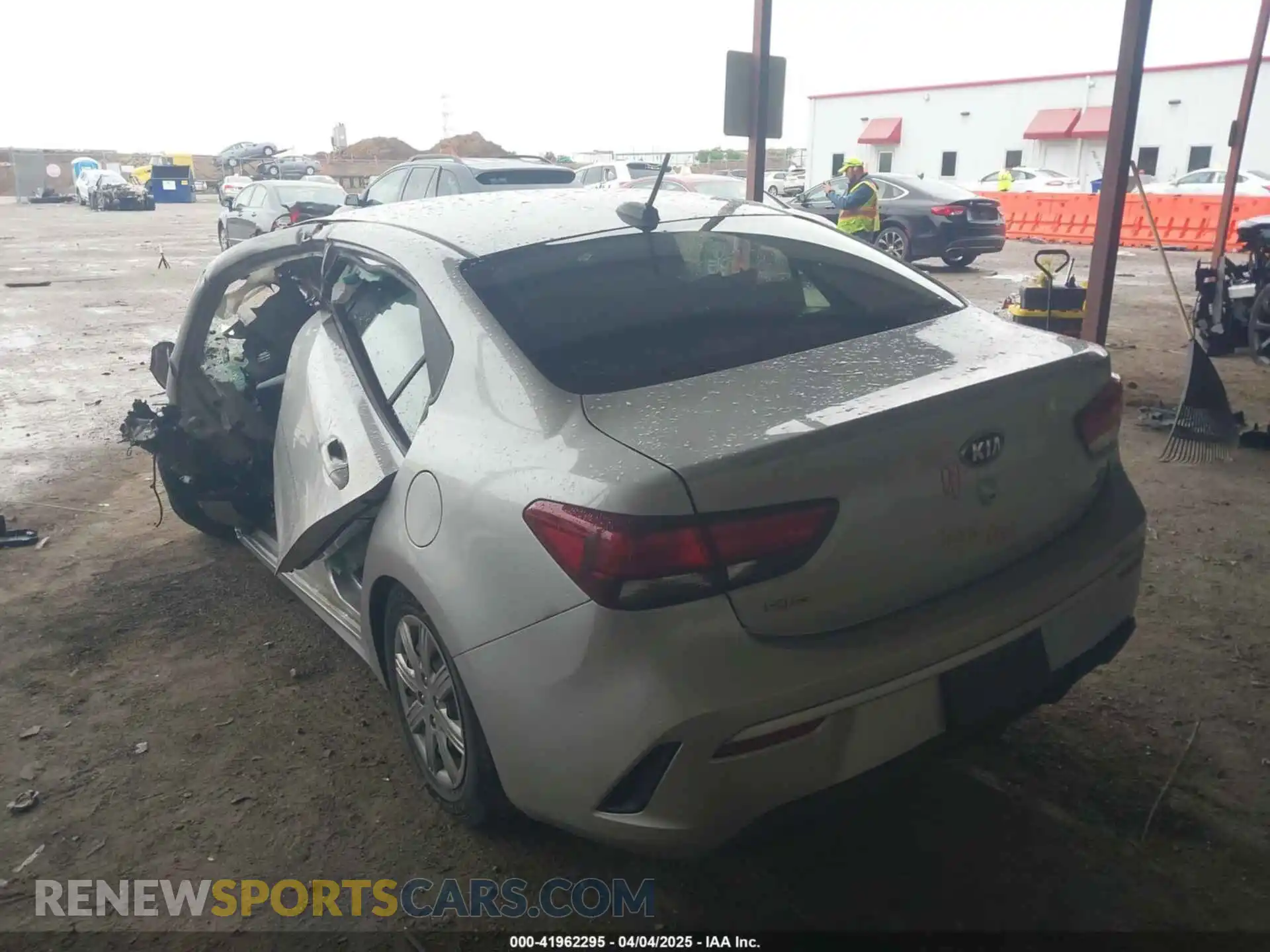3 Photograph of a damaged car 3KPA24AD8ME369810 KIA RIO 2021