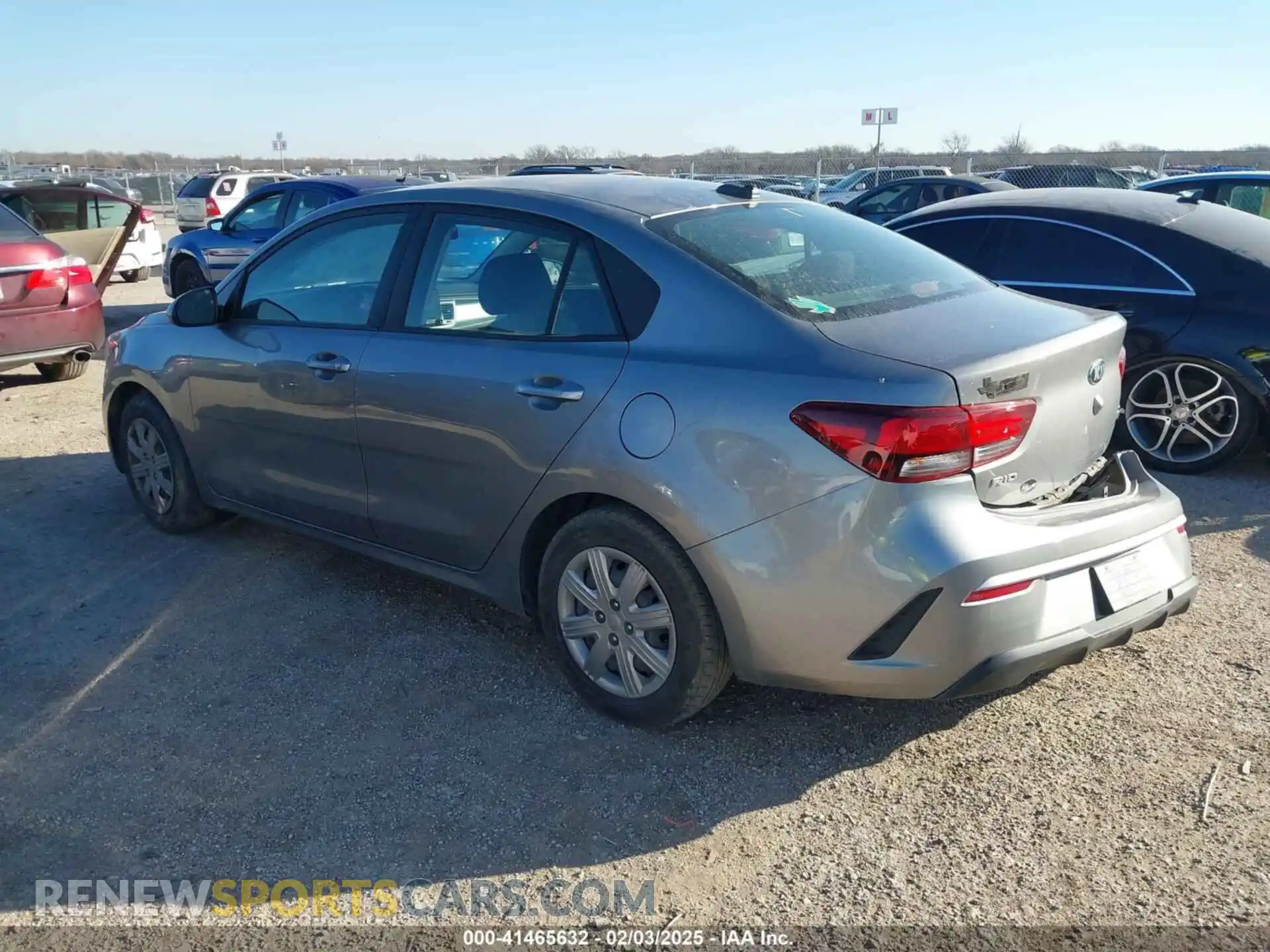 3 Photograph of a damaged car 3KPA24AD8ME377938 KIA RIO 2021