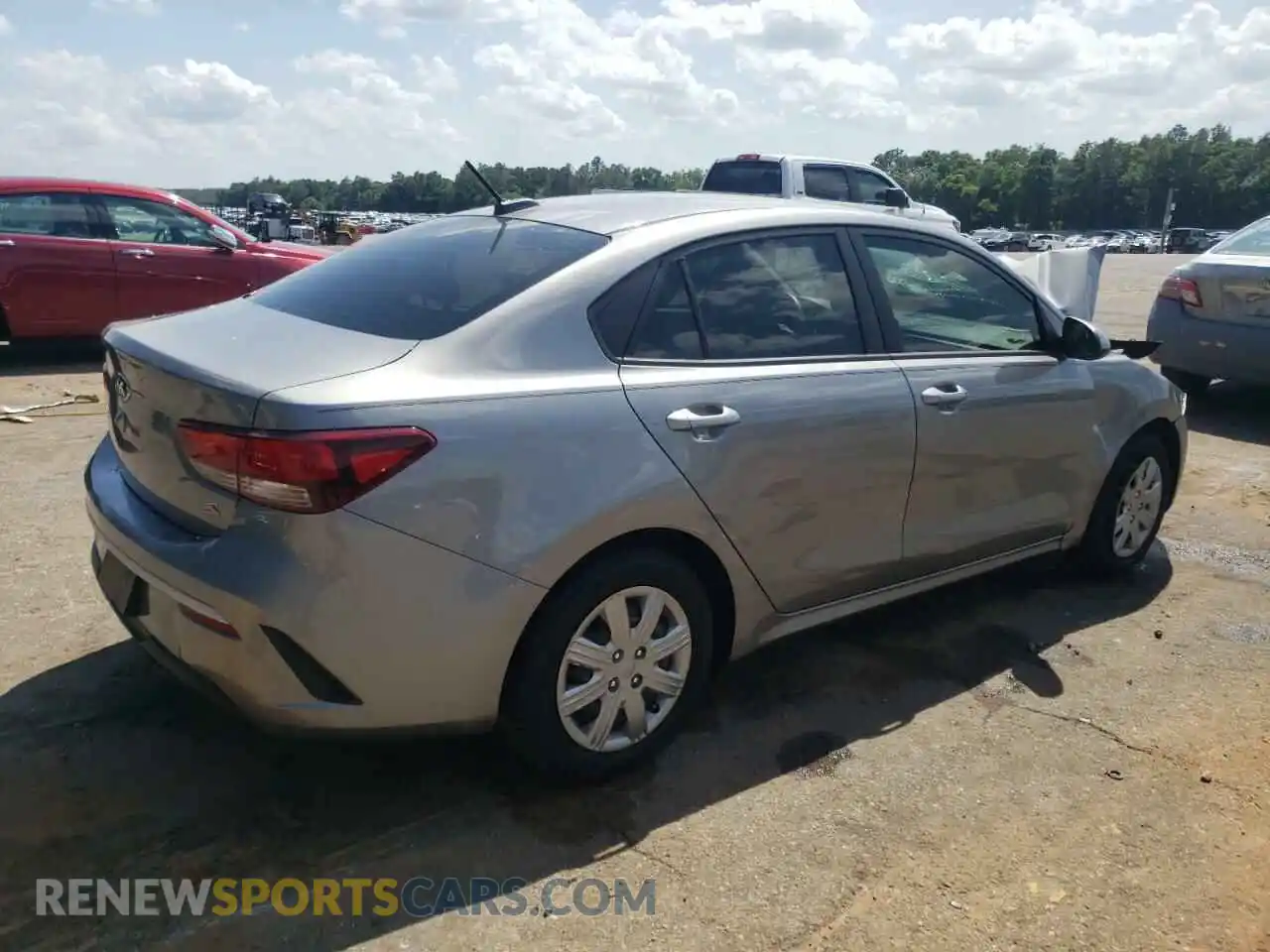 3 Photograph of a damaged car 3KPA24AD8ME384369 KIA RIO 2021