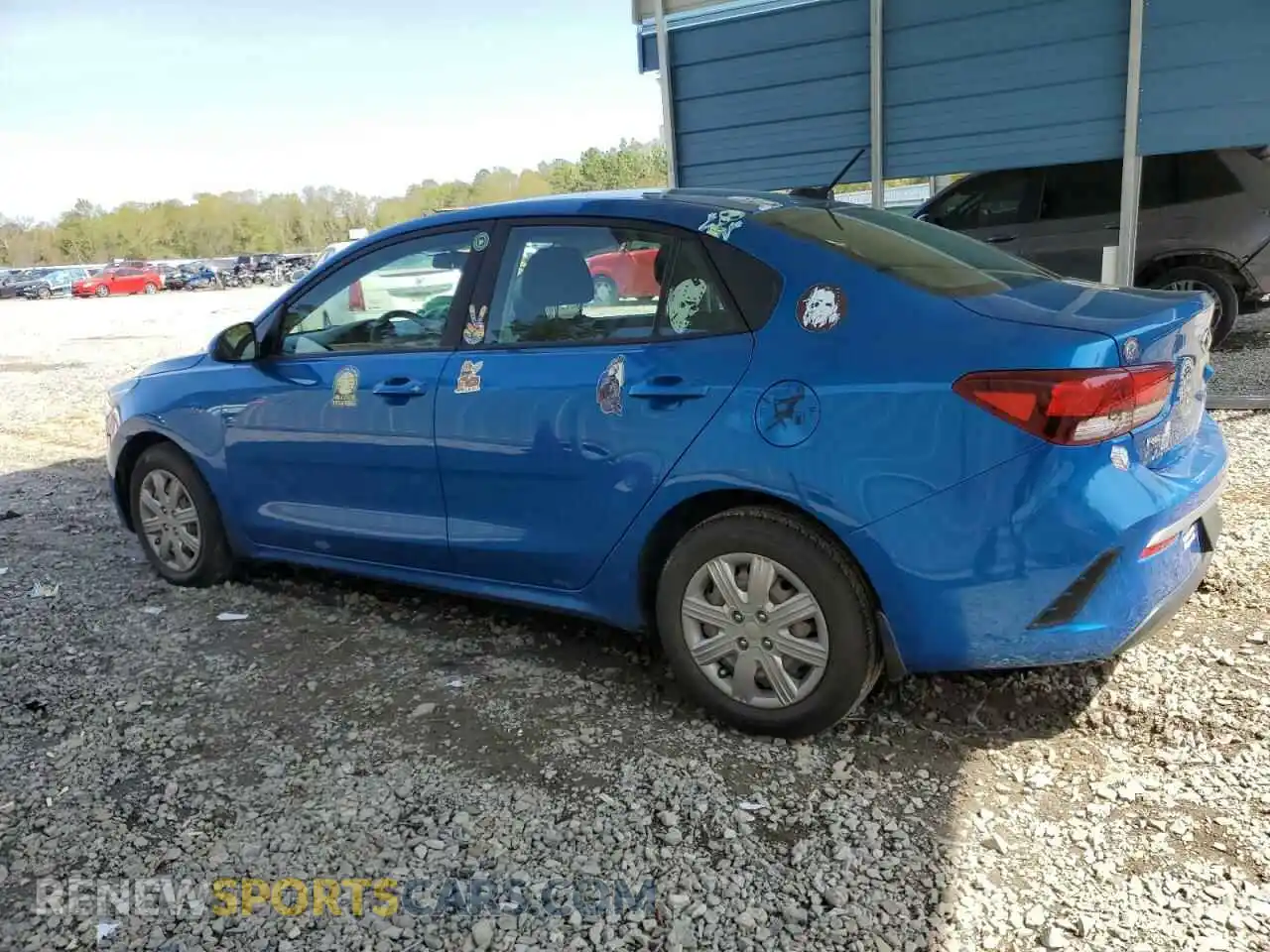 2 Photograph of a damaged car 3KPA24AD8ME395288 KIA RIO 2021