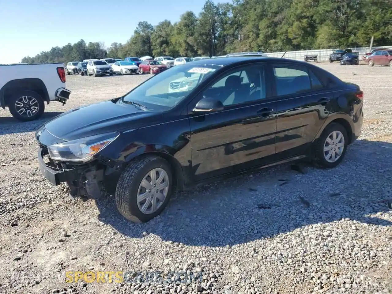 1 Photograph of a damaged car 3KPA24AD8ME418150 KIA RIO 2021