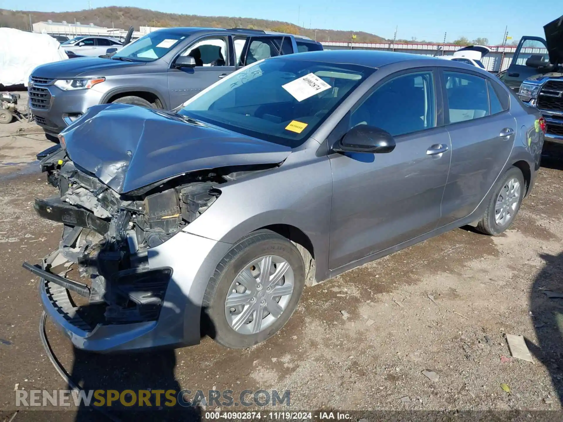 2 Photograph of a damaged car 3KPA24AD9ME392013 KIA RIO 2021