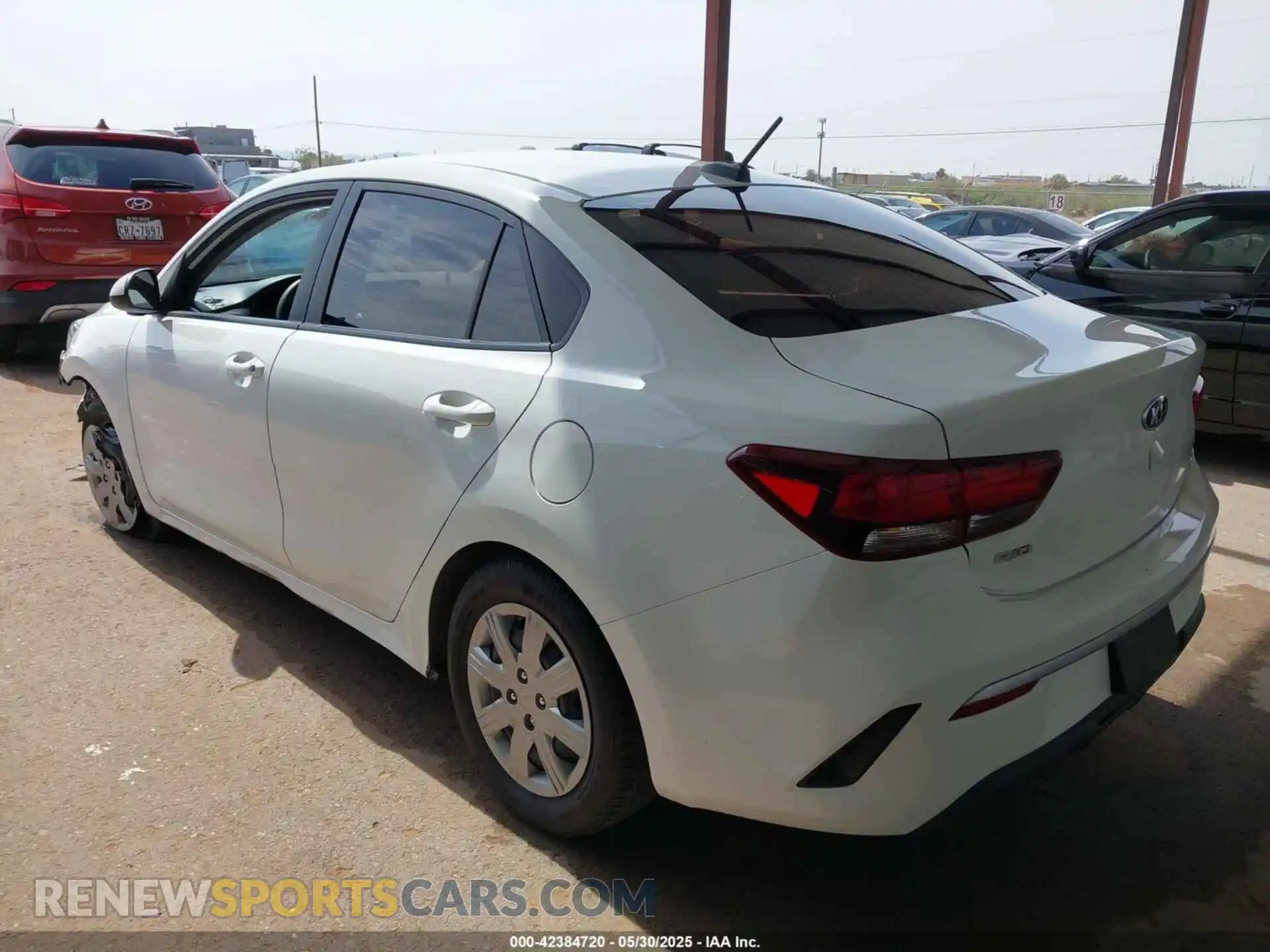 3 Photograph of a damaged car 3KPA24AD9ME400529 KIA RIO 2021