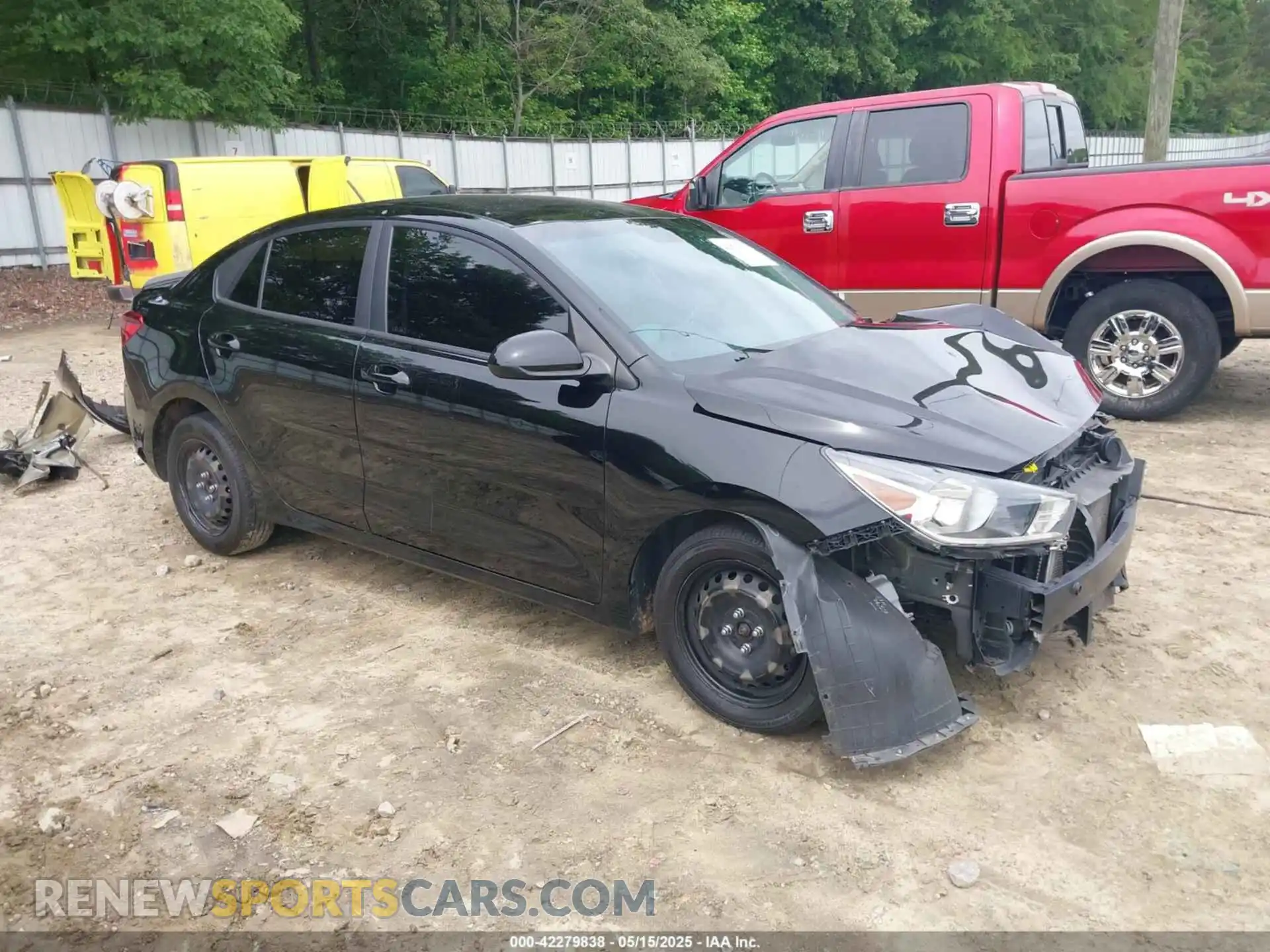 1 Photograph of a damaged car 3KPA24AD9ME406458 KIA RIO 2021