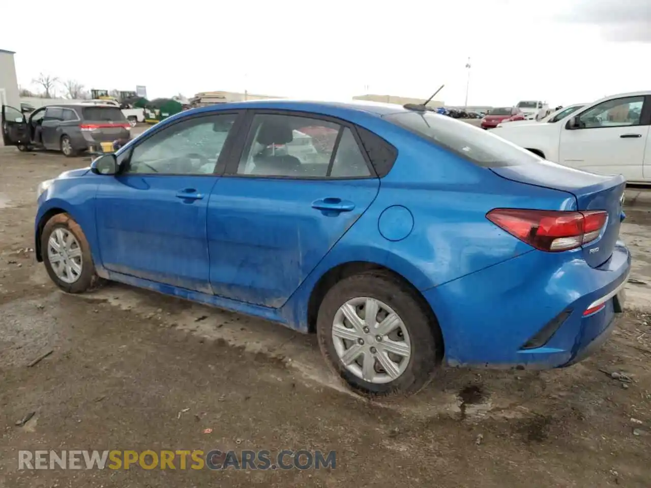 2 Photograph of a damaged car 3KPA24AD9ME422496 KIA RIO 2021