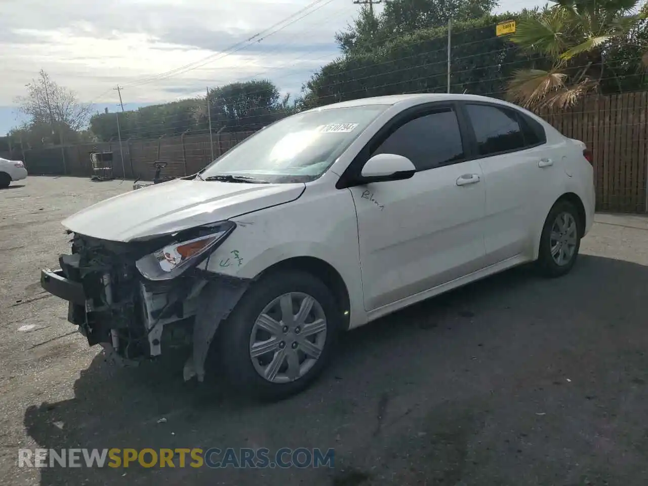 1 fotografías del automóvil dañado 3KPA24AD9ME430727 KIA RIO 2021