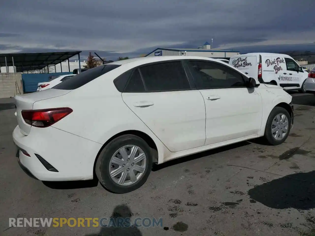 3 fotografías del automóvil dañado 3KPA24AD9ME430727 KIA RIO 2021