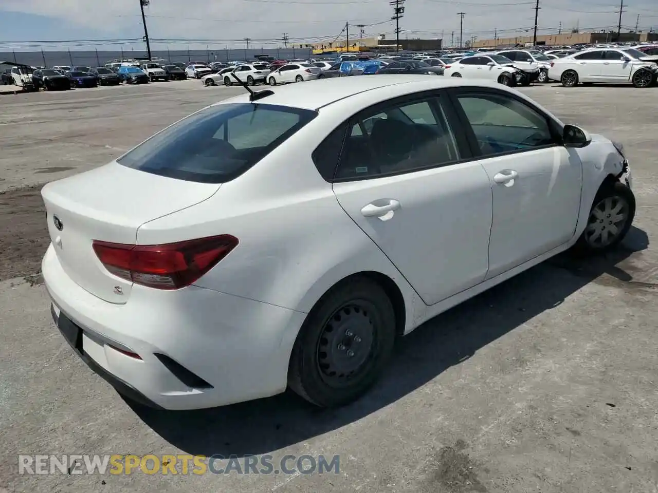 3 Photograph of a damaged car 3KPA24ADXME375737 KIA RIO 2021