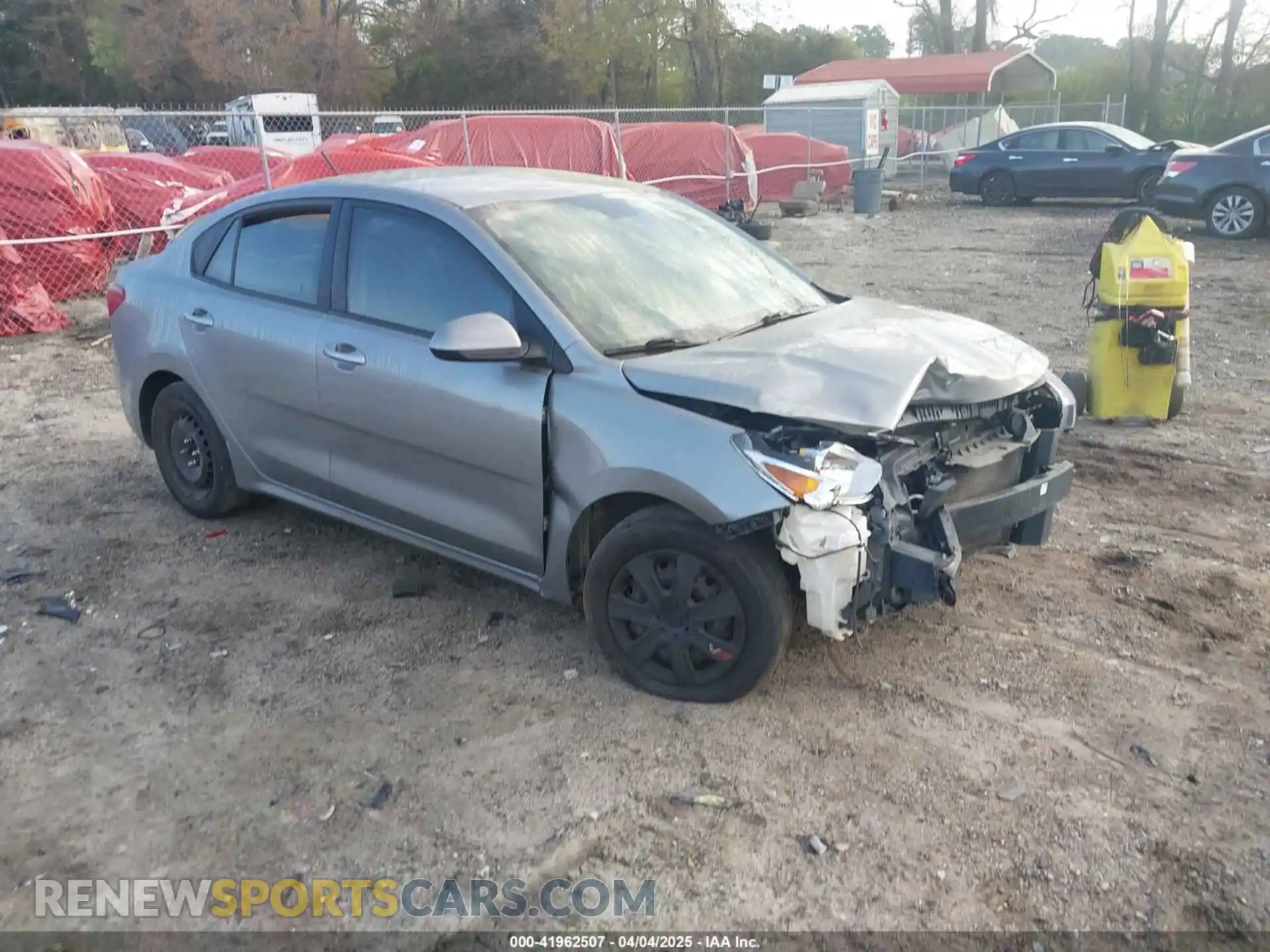 1 Photograph of a damaged car 3KPA24ADXME406355 KIA RIO 2021