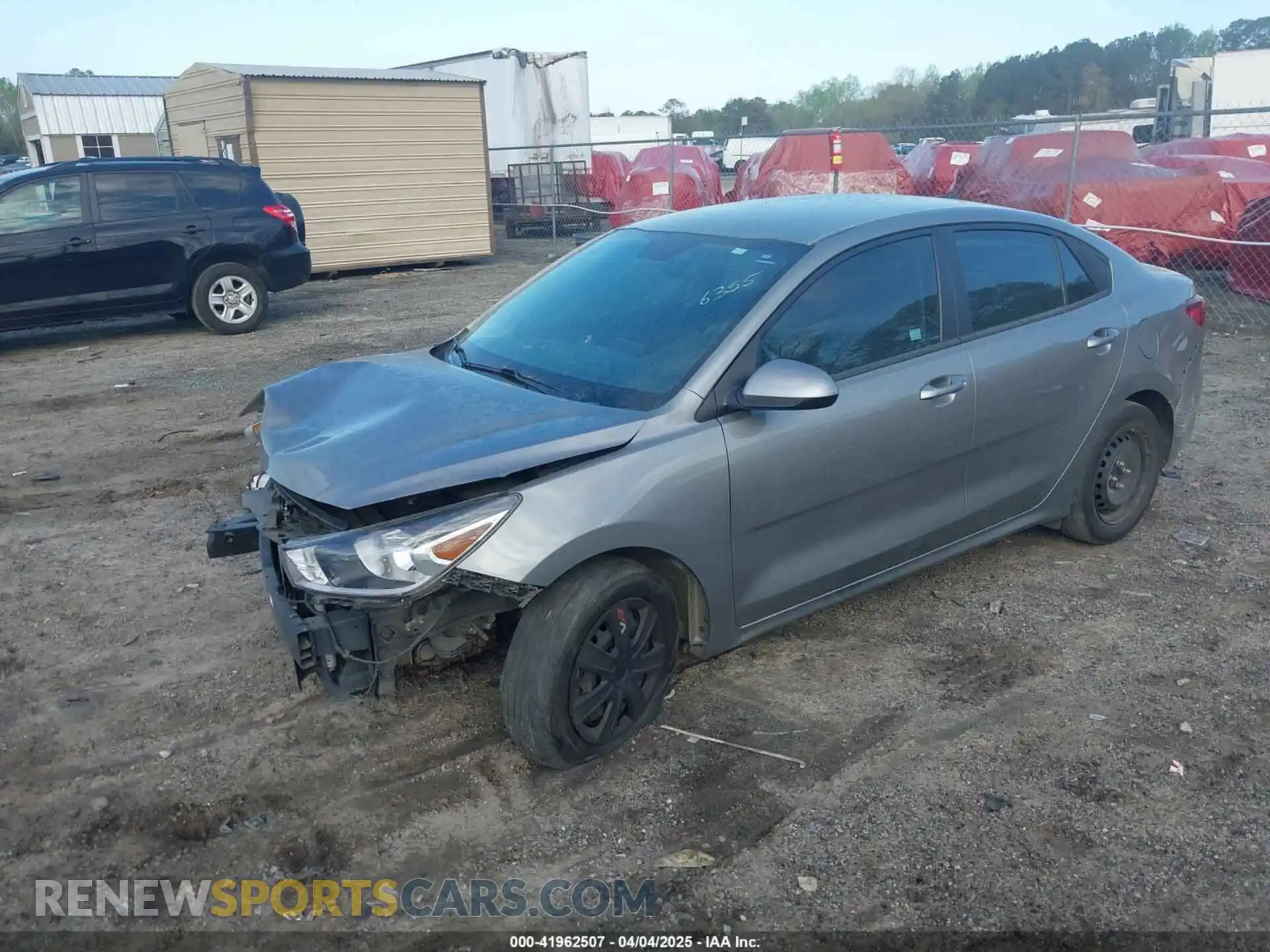 2 Photograph of a damaged car 3KPA24ADXME406355 KIA RIO 2021