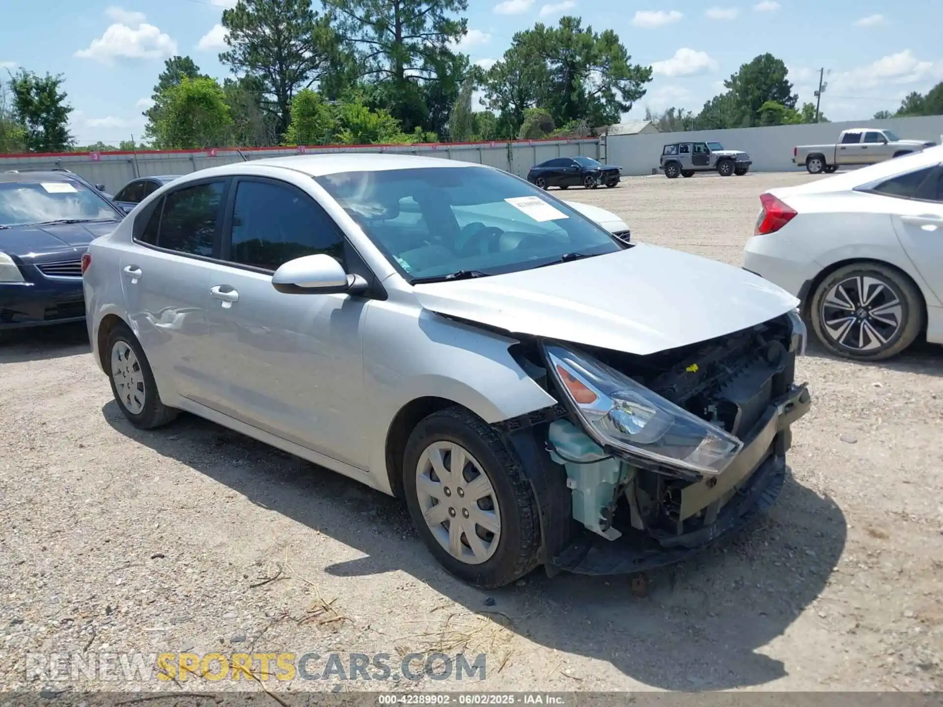 1 Photograph of a damaged car 3KPA24ADXME429649 KIA RIO 2021
