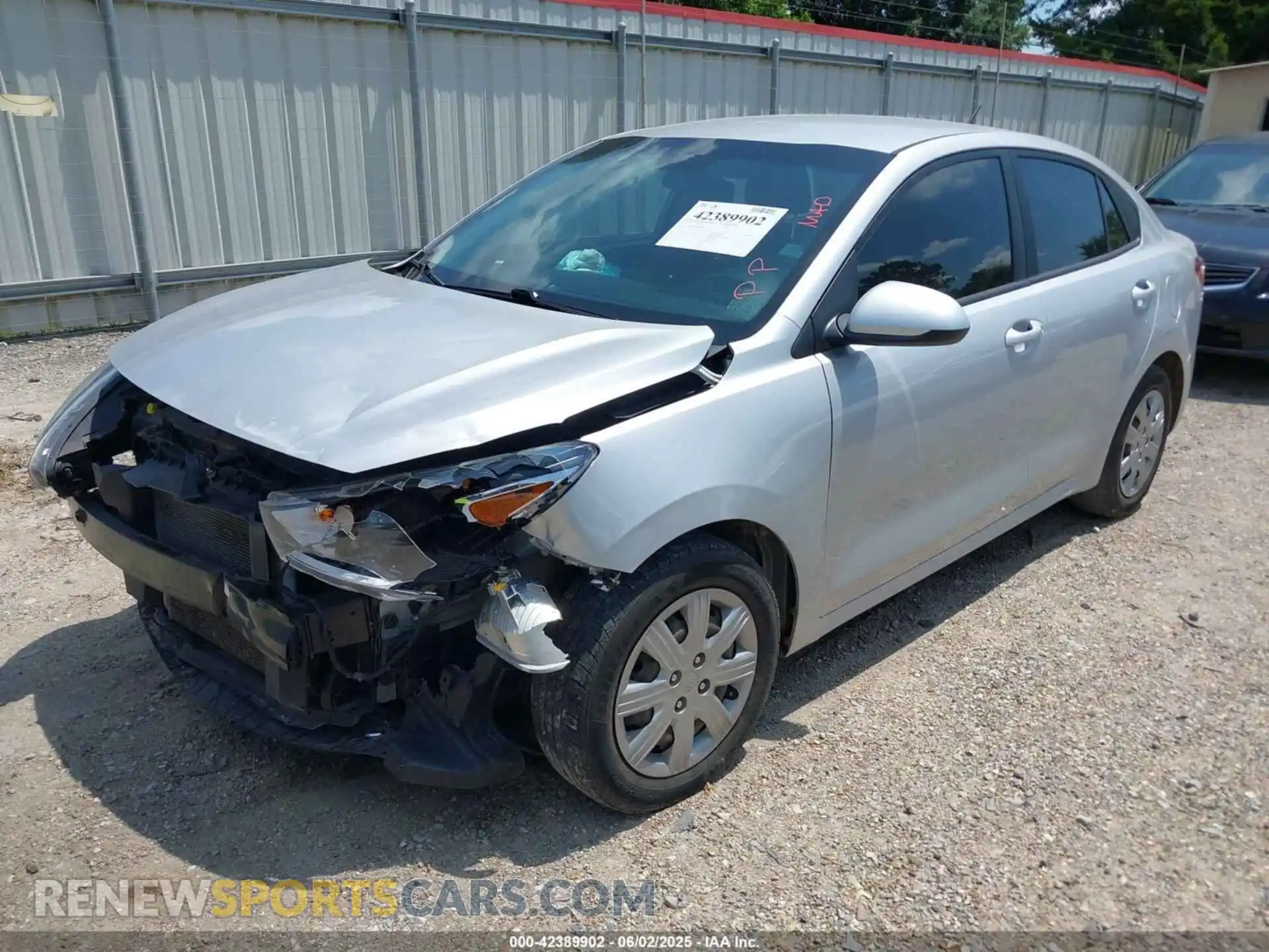 2 Photograph of a damaged car 3KPA24ADXME429649 KIA RIO 2021