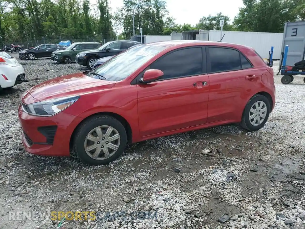 1 Photograph of a damaged car 3KPA25AD5ME407077 KIA RIO 2021